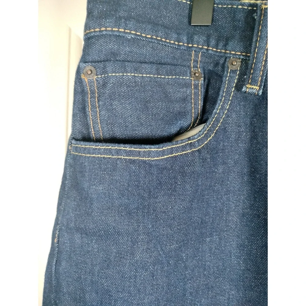 Levi's 501 Jeans Men 42x32 (Measures 40x31) Dark Wash Button Fly Straight Leg